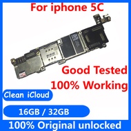 Factory unlocked mainboard with IOS system for iphone 5C 16gb 32gb 100 good working Original motherboard+Full Chips logic board