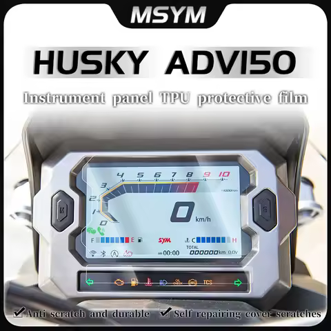 Motorcycle Accessories Cluster Scratch Protection Film Dashboard Screen Protector For SYM HUSKY ADV1