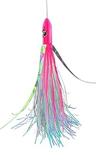 3.5 Oz 7 inch Flying Islander Offshore Trolling Lure, Tuna, Mahi, Wahoo Lure - 1 Pack (Pink/White)