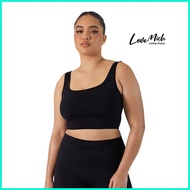 ⚉ ✺ ℣ Plus size Squareneck Croptop Black Sleeveless Sando Women tank top Clothes Lovemichcollection