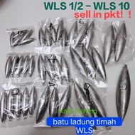 Batu ladung timah WLS fishing sinker WLS