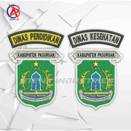 Computer Embroidery Badge ASN bed PNS PASURUAN Health Service Education Service
