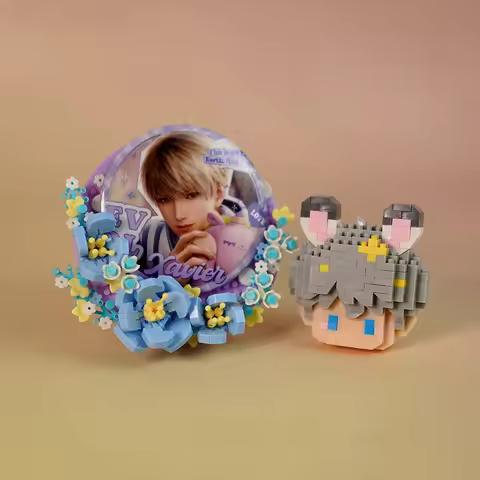 Cute DIY Badge Holder Love and Deepspace Anime Character Assembled Model Sylus Rafayel Zayne Xavier 