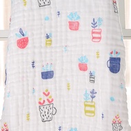 6-Layer Gauze Baby Bath Towel Pure Cotton Wide-Sided Children 110 * 110CM Six-Layer Quilt Cover Blan
