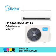 MIDEA FP-53AST025KEIV-F4 2.5HP Celest Inverter Split Type Aircon