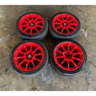 Sparco Sport Rim OZ KBA 48223 17” 5H 114.3PCD 7.5JJ ET45 Used Japan 🇯🇵