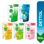 Dettol Anti-Bacterial Body Wash Refill Pack, 800g