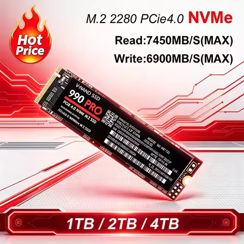 M.2 990 PRO NVMe SSD PCIe Gen4 High Performance Internal Drive 2TB 4TB Storage Upgrade For PS5 Deskt