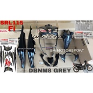 LEGENDA SRL115 Fi DBNM8 GREY BODY COVER SET WITH STRIPE YAMAHA 100% ORIGINAL HLY