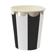 Stripe Cups (Set of 8) – Black