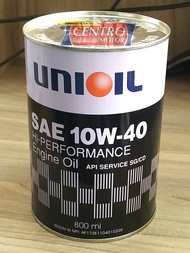 UNIOIL HIGH PERFORMANCE 10W40 800ml, Oli mesin Unioil cocok untuk motor Bebek Carburator/Injeksi.USA