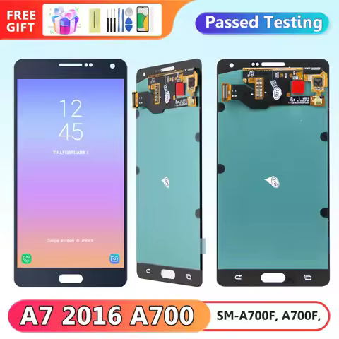AMOLED Display Screen for Samsung Galaxy A7 A700 A700F A700K Lcd Display Touch Screen Digitizer Asse