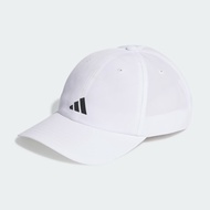 Adidas หมวกวิ่ง Running Essentials AEROREADY Six-Panel Baseball Cap | White/Matte Silver ( IC2069 )