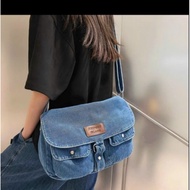 Crossbody bag, shoulder bag, JEANS: JEANS