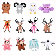 99 Nights in the Forest Brown Devil Gray Ram Purple Bat Plushie Game Merch Cute Plush Cotton Doll