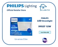 (4 packs) Philips 59527 Marcasite Downlight Square 12W 40K (cut out 125mm)