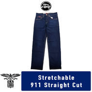 GA Blue Men's Straight Cut Stretchable Jeans Normal Rise 99111896