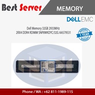 Dell Memory 32GB 2933MHz 2RX4 DDR4 RDIMM SNP8WKDYC/32G AA579531