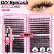 False Eyelashes False Eyelashes DIY E-Commercial Eyelash Book 30-100D Glue Style Segmented Free Matc