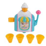 Bath Ice Cream Toy Interesting Bubble Ice Cream Maker with Suction Cups for Toddlers Boys Girls