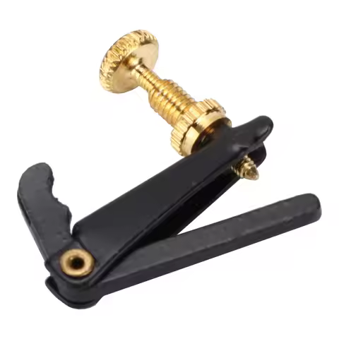 4Pcs Metal ​Violin Fine Tuners​ String Tuner​ ​Black ​Violin Parts​ ​Violin Accessory​ ​Fine Tuner R