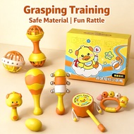 Baby Rattle Lifting Hammer Grasping Training Biting 0-3 Months Old Toy Newborn