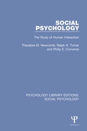 Social Psychology Theodore M. Newcomb