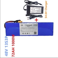 Electric Bicycle Battery 48vLithium Battery18650Lithium ion battery pack 13String3and+Charger