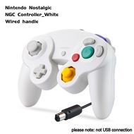Nostalgic Classic Style สำหรับ Gamecube Controller USB แบบมีสาย Handheld จอยสติ๊กใช้ร่วมกับ Nintendo