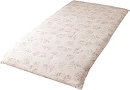 Merry Night Peter Rabbit (TM) Futon Cover, "London", Light Beige, 100% Cotton, Approx. 41.3 x 84.6 i