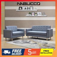 Nabucco N8005 Simplicity 2+3 Sofa [Can Choose Casa Leather or Water Resistance Fabric][Delivery in West Malaysia Only]