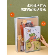 Transparent Transparent File Box a4 Paper Storage Box a3 File Plastic PP File Box Art Students Paint