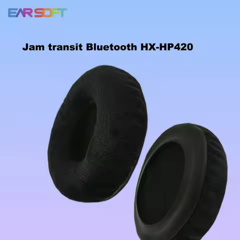 Earsoft Replacement Ear Pads Cushions for Jam transit Bluetooth HX-HP420 Headphones Earphones Earmuf