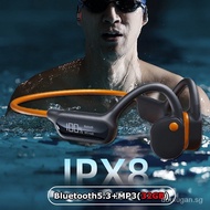 【In stock】X10 Bone Conduction Bluetooth5.3 Earphones Wireless IPX8 Waterproof Headset MP3 Player Swimming Ear-hook With Mic Power Display IWYI