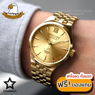 AMERICA EAGLE นาฬิกาข้อมือสุภาพบุรุษ สายสแตนเลส รุ่น AE021G - Gold / Gold