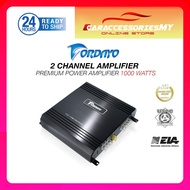 Fordayo 2ch amplifier 1000 watts high power car 2 channel amp woofer speakers power boost