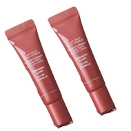 2Pcs Moisturizing Lip Glosses Watery Shine Hydrations Texture Portable Design Multiple Shade