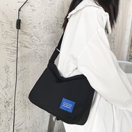 Beg galas tepi Lelaki tote bag student New men and women students couples simple class canvas bags b