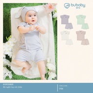 Bubaby cross-over short-sleeved set for babies from 1 to 6 months