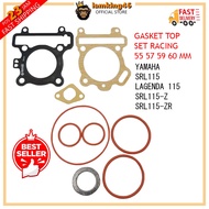 SRL115 SRL 115 SRL-115 LAGENDA 115 SRL115-Z SRL115-ZR Gasket Top Set Racing 55/57/59/60MM Apple New 