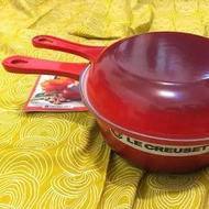 全新Le Creuset 多功能燉煮鍋 22+南瓜造型矽膠鏟