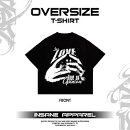 OVERSIZE T-SHIRT LIVE LOVE HAVE DESIGN AN OPINION T-SHIRT OVERSIZE & REGULAR SIZE - MEN'S TOP AND UN