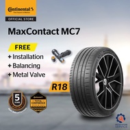 Continental MaxContact MC7 R18 225/45 225/50 235/40 235/50 245/40 245/45 225/40 235/45 (with install