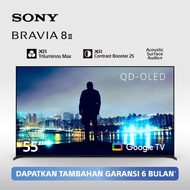 Sony | BRAVIA 8 II 55 Inch TV | QD-OLED | 4K Ultra HD | HDR | Smart TV (Google TV) | 2025 Model | K-
