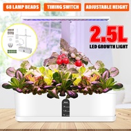 9 Holes Smart Hydroponic Planters Growing System Home Led With Kit For Garden Planter Kitchen Smart 