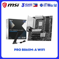 MSI PRO B860M-A WIFI mATX LGA1851 DDR5 PCIe 5.0 M.2 Wi-Fi 7 5G LAN Thunderbolt 4 Motherboard itw