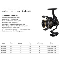 Okuma Altera Sea Spinning Reel (SW)