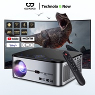 Goojodoq Projector Mini 8k Full HD 1080p Wifi 15500 LM for Android With Smartphone Screen Sync 750AN
