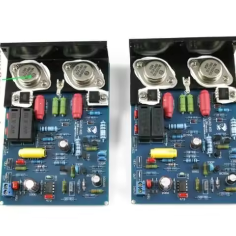 Nvarcher QUAD405 CLONE power amplifier dual channel angled aluminum original MJ15024