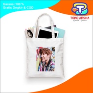 J Hoop Party 4 Baby Canvas Totebag | Custom Painting ARSHA STORE